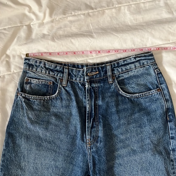 Zara High Rise Straight Legged Jeans - Picture 8 of 16